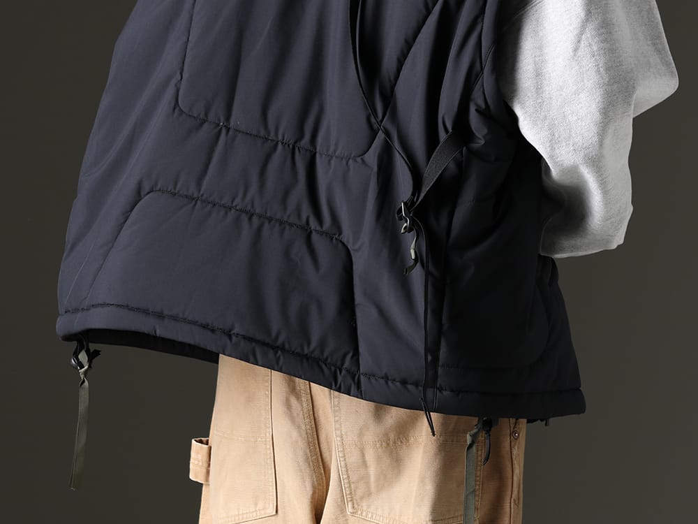 アクロニウム / セントマイケル 2023SS - アイコニックなフーディーと機能性を備えたベスト - V91-WS(Insulated Vest) SM-S23-0000-046(MX6 フーディー) - 2-007