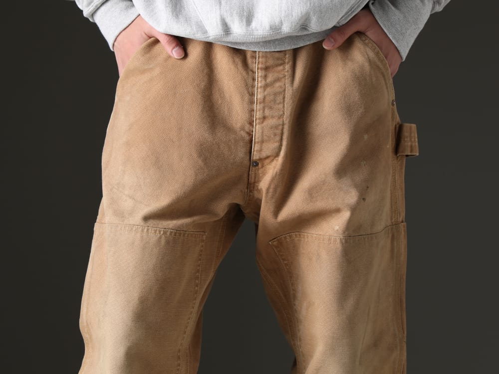 セントマイケル 2023SS ベージュカラーでまとめあげた、カジュアルな下半身 - SM-S23-0000-061(ダブルニーパンツ) - 3-004