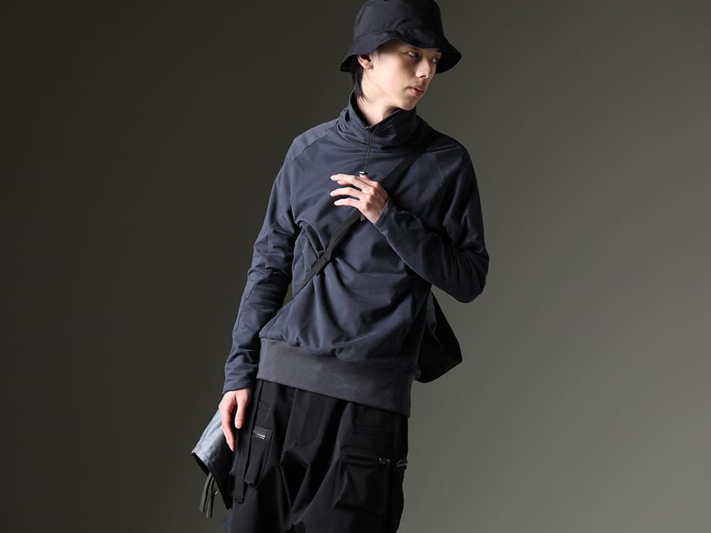 ACRONYM / DEVOA 2023SS - New jacket with outstanding features - J68-GT(Rider Jacket) FJF-AGMH-Blue-Gray(Hight neck pullover cotton jersey Blue Gray) FC3-WS(Field Cover Hat) - 2-010