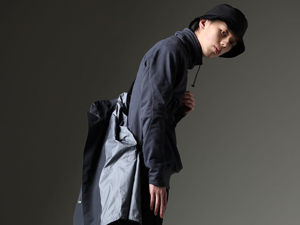 ACRONYM / DEVOA 2023SS - New jacket with outstanding features - J68-GT(Rider Jacket) FJF-AGMH-Blue-Gray(Hight neck pullover cotton jersey Blue Gray) FC3-WS(Field Cover Hat) - 2-011