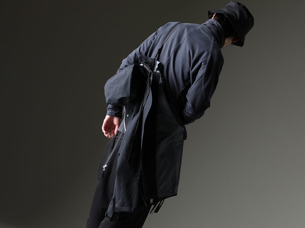 ACRONYM / DEVOA 2023SS - New jacket with outstanding features - J68-GT(Rider Jacket) FJF-AGMH-Blue-Gray(Hight neck pullover cotton jersey Blue Gray) FC3-WS(Field Cover Hat) - 2-012