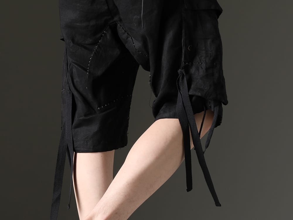 masnada 2023SS Shorts and sandals for a cool lower body - M3058(Drawstring Hem Bermudas) - 3-005