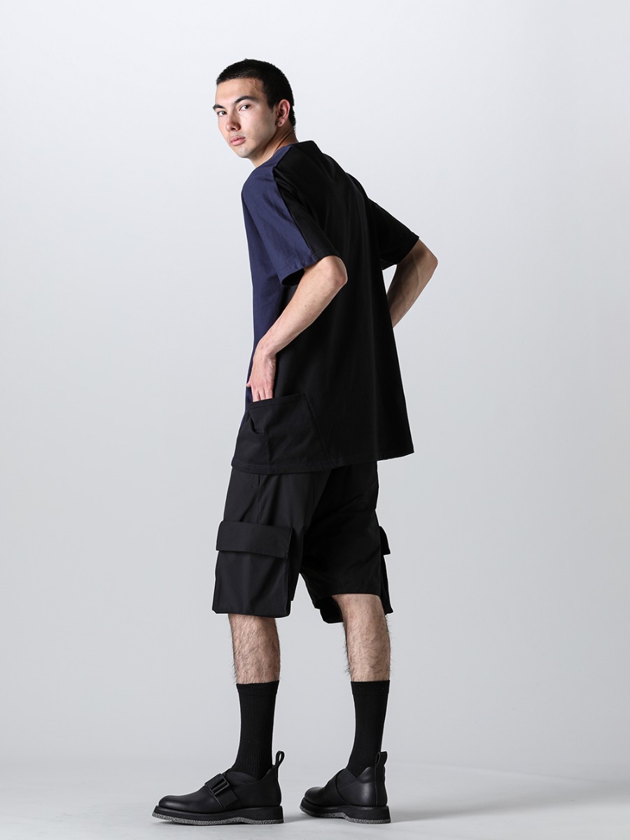 RIPVANWINKLE 2023SS The stable navy and black color has a calm atmosphere and a luxurious feel. - RW-547-Navy×Black - Dolman-T Navy×Black - RW-538-Black - Bush Shorts Black - RW-520 - Tactical Derby Gore 3-002