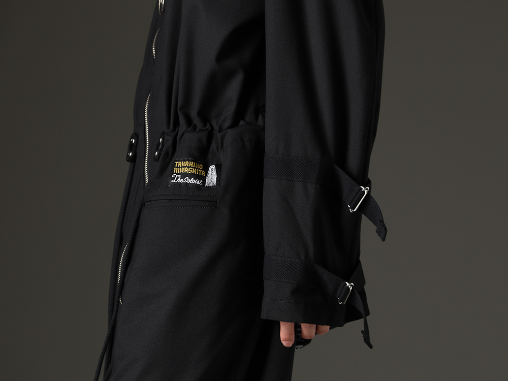 タカヒロミヤシタザソロイスト. ブランドらしい個性的なディテールを落とし込んだオーバーオール - sj.0009bSS23(ニューロングジョンオーバーオール ソリッド) - 2-005