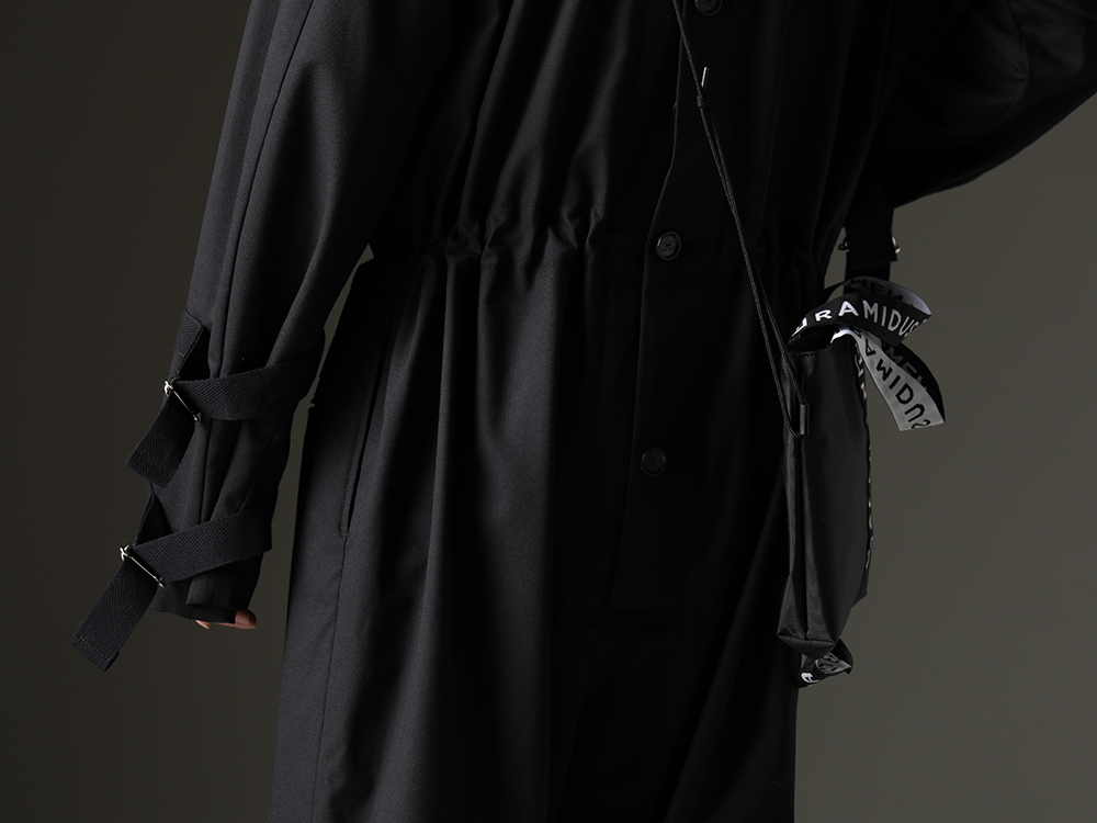 タカヒロミヤシタザソロイスト. ブランドらしい個性的なディテールを落とし込んだオーバーオール - sj.0009bSS23(ニューロングジョンオーバーオール ソリッド) - 2-007