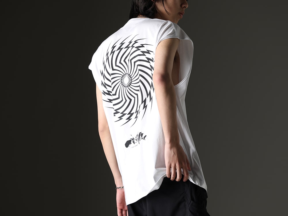 アクロニウム- 見出し2 - S25-PR-C-White(Sleeveless T-shirt White) - 2-003