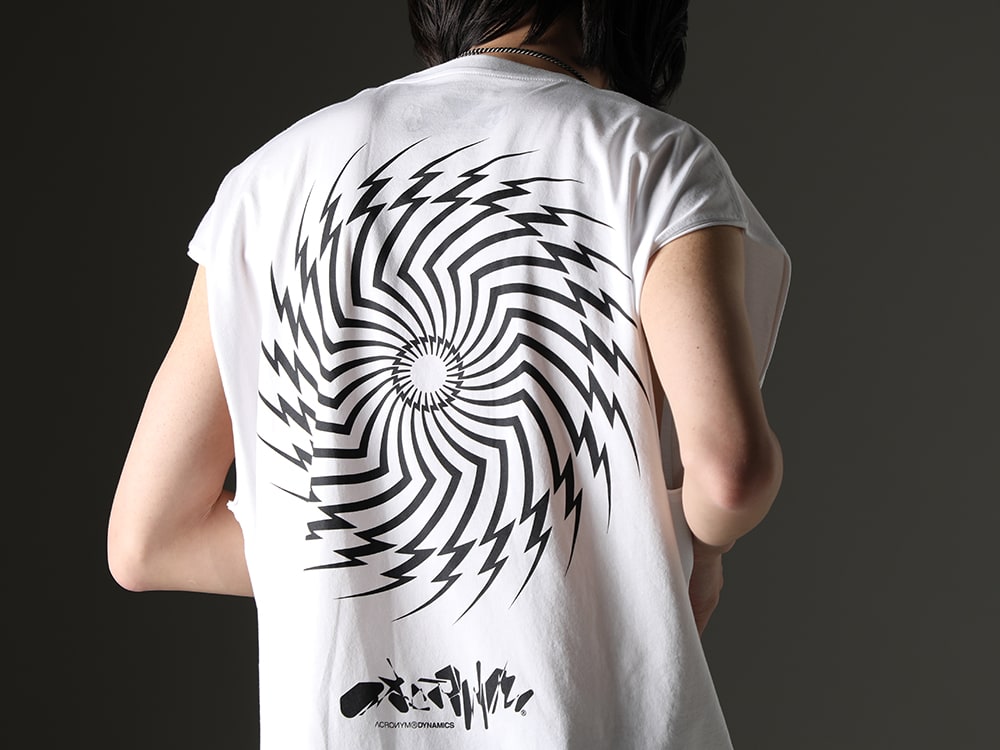 アクロニウム- 見出し2 - S25-PR-C-White(Sleeveless T-shirt White) - 2-006