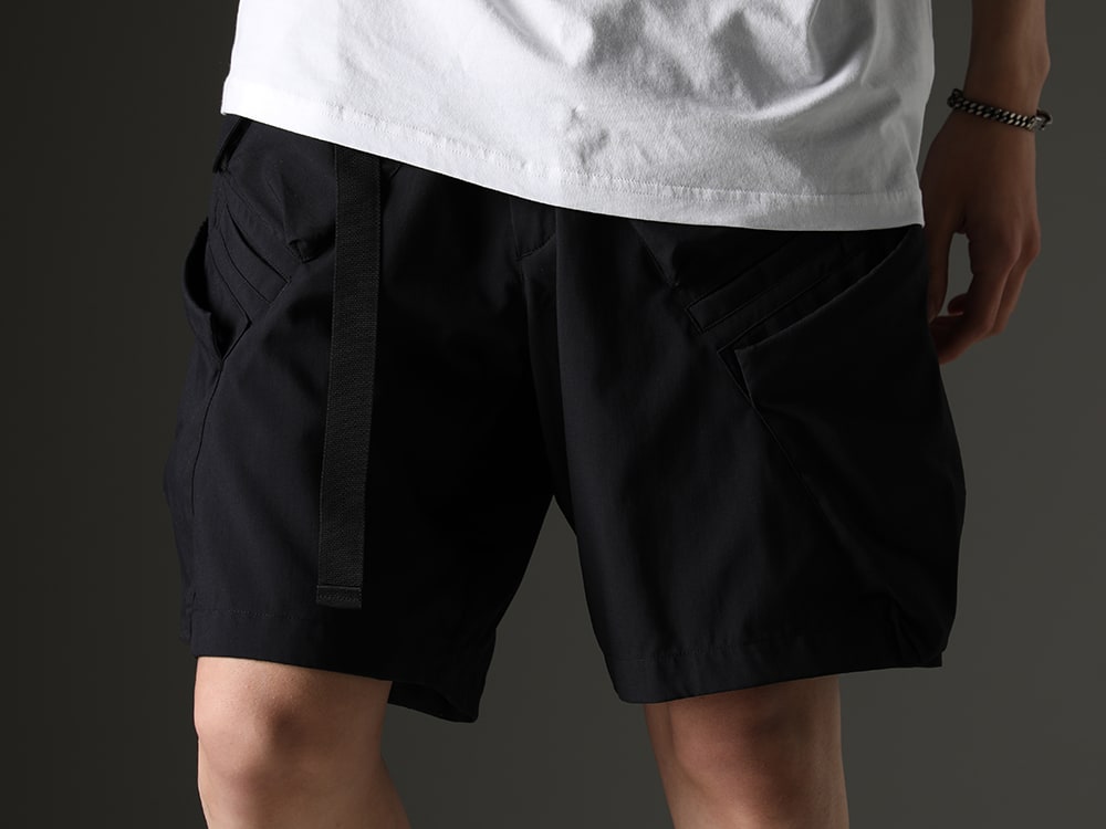 アクロニウム - 見出し3 - SP29-M-Black(Nylon Stretch BDU Short Pant Black) - 3-004