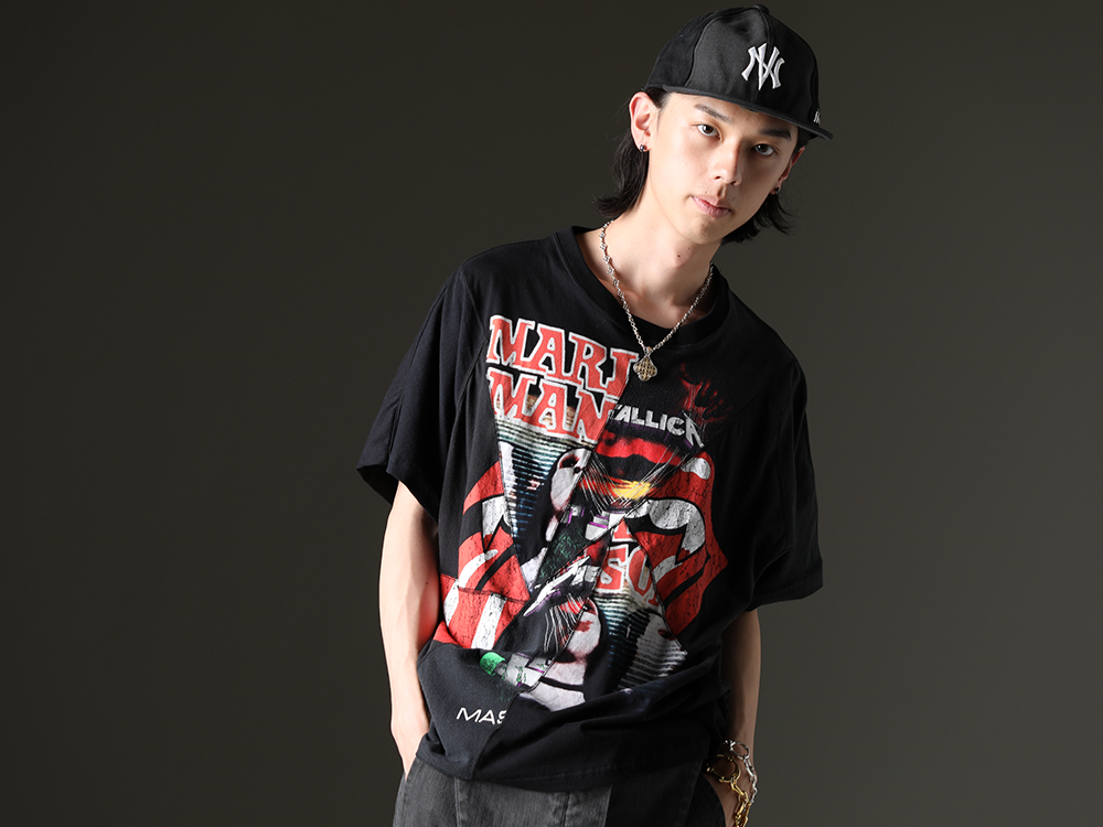 ink / NVCLEAR / Gerochristo / TAKAHIROMIYASHITATheSoloist. - The casual style with jewelry adds a touch of elegance to the outfit. - ink23-07-M-3(Crack S/S T-shirt - M3) NV_002-Black-Dye(
NV LOGO FR ARMY COTTON CAP BLACK DYE) GP3(Cross Pendant) GN1-50(Handmade Chain Necklace 50cm) sa.0037SS23-Gold(bone shaped carabiner bracelet.-L- Gold) sa.0036SS23-Silver(Bone Shaped Carabiner Bracelet.-S- Silver) - 2-001