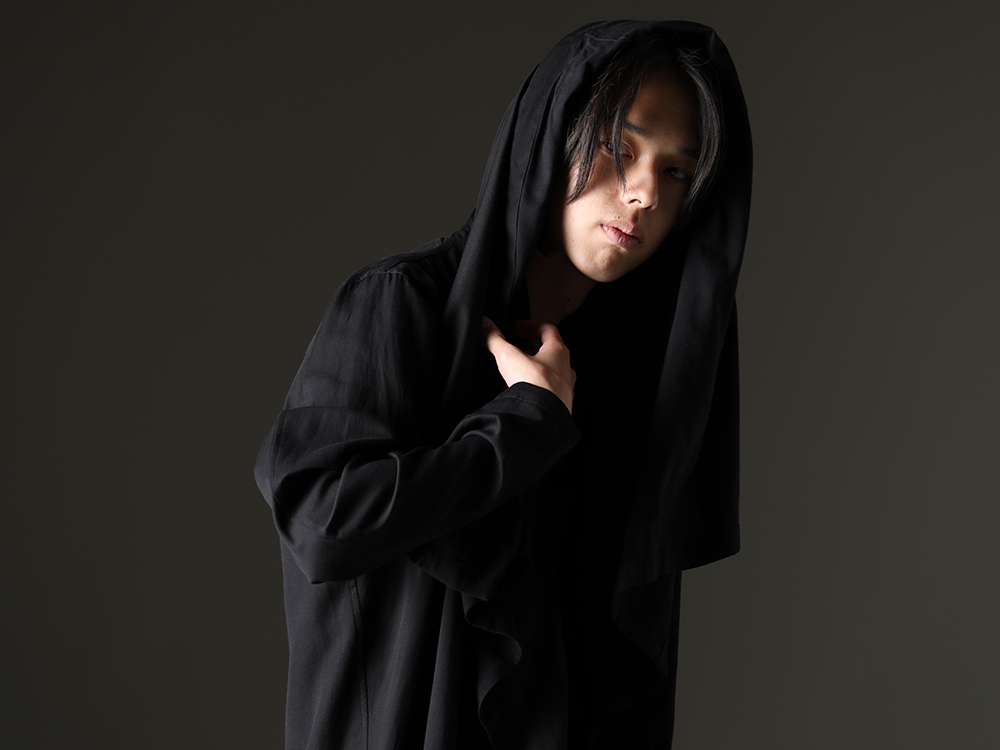 JULIUS - A draped shirt that expresses the brand. - 819SHM1-black(Rayon/Cotton Cloth Drape shirt Black) - 5-005