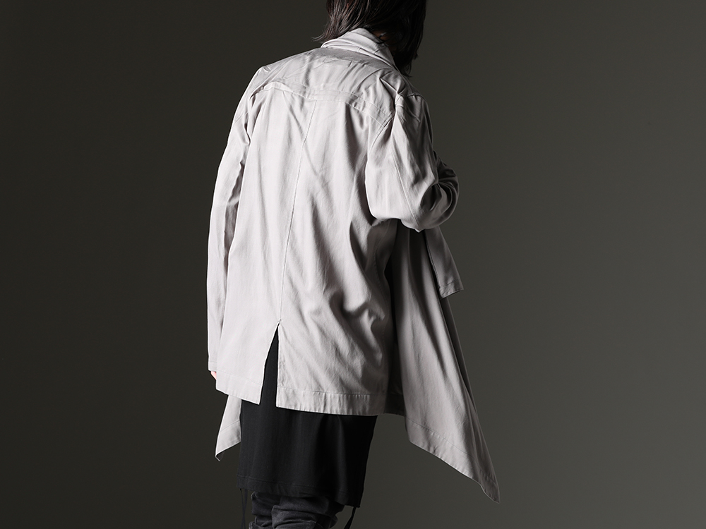 JULIUS - A draped shirt that expresses the brand. - 819SHM1-gray(Rayon/Cotton Cloth Drape shirt Gray) - 5-013