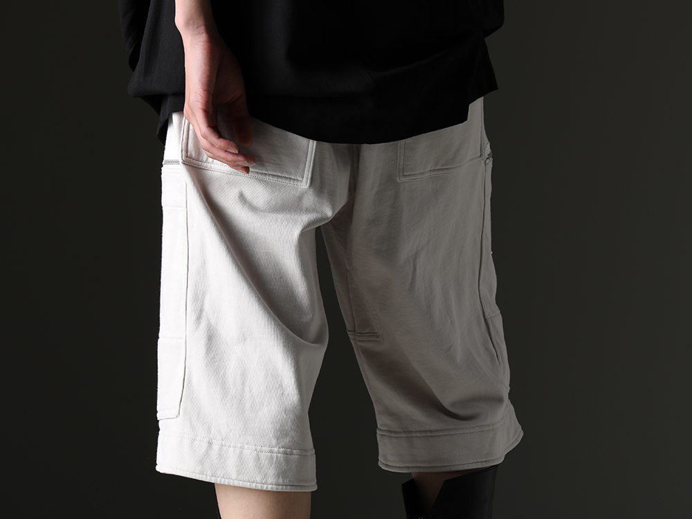 JULIUS - Variety of cargo shorts - 819PAM9-plaster(Cotton Sweat Cargo Shorts Plaster) - 6-012