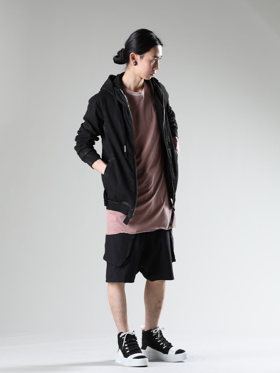 DEVOA Boris Bidjan Saberi 23SS Versatile Seasonal Styling for Shorts - ZIPPER4.1 ZIPPER4.1 TS-ONE-PIECE.-RF-F035 TS ONE PIECE. RF F035 PTI-SDDH Cargo short pants schoeller-dynamic 202-BAMBA1.1 Bamba 1.1 Black Y Light Gray / White Sole 3-005