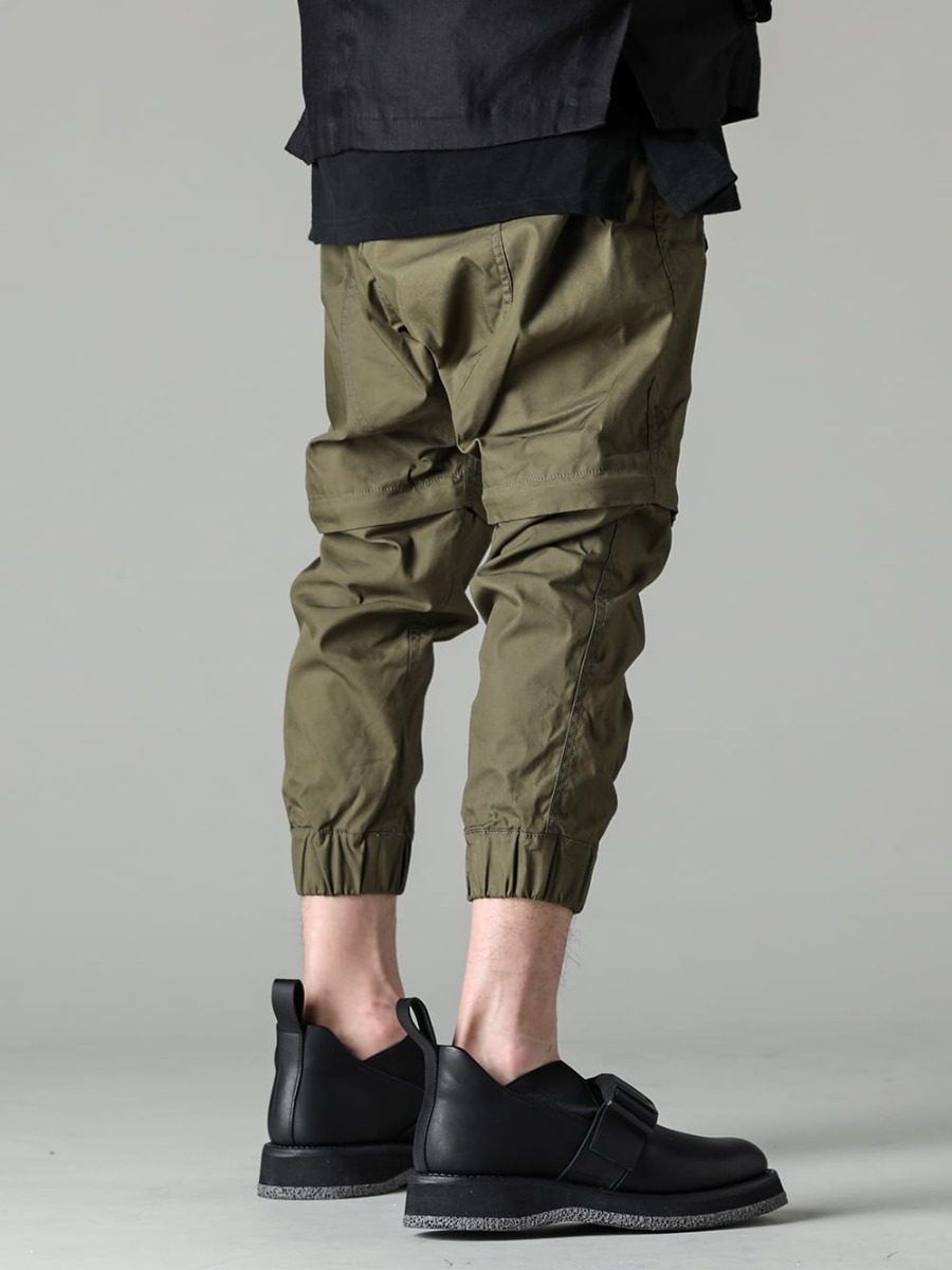 RIPVANWINKLE 2021SS 2022SS 2023SS Stunning Burberry parachute pants and minimalist tactical derby gore - RW-509-Khaki - Parachute Pants Khaki - RW-520 - Tactical Derby Gore 3-002