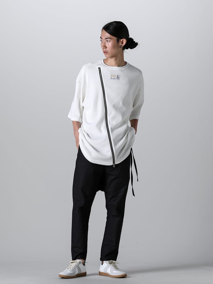 TAKAHIROMIYASHITATheSoloist 2023SS 見出し4 - sc.0009bSS23 - new two-way zip reverse oversized s/s t.(waffle)(solid) - N12 - Low Clotch Pants -Light- - S57WS0236 - Replica Low Top  4-001