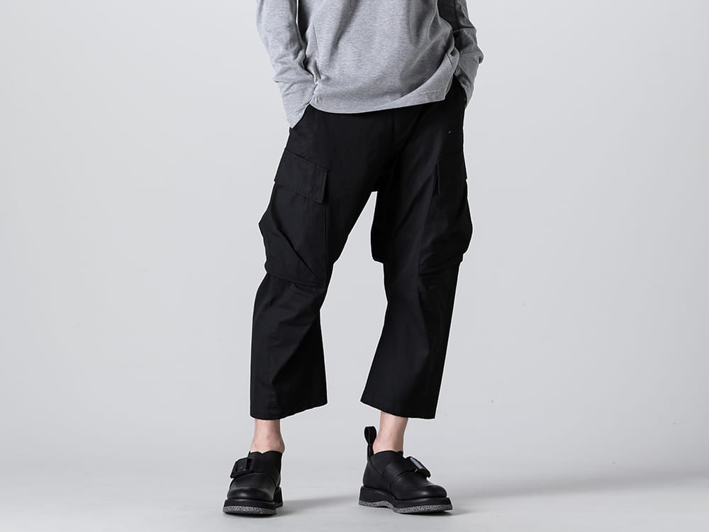 CIVILIZED 2023SS CS-2512 - Ankle Cut Loose Cargo Pants 3-001