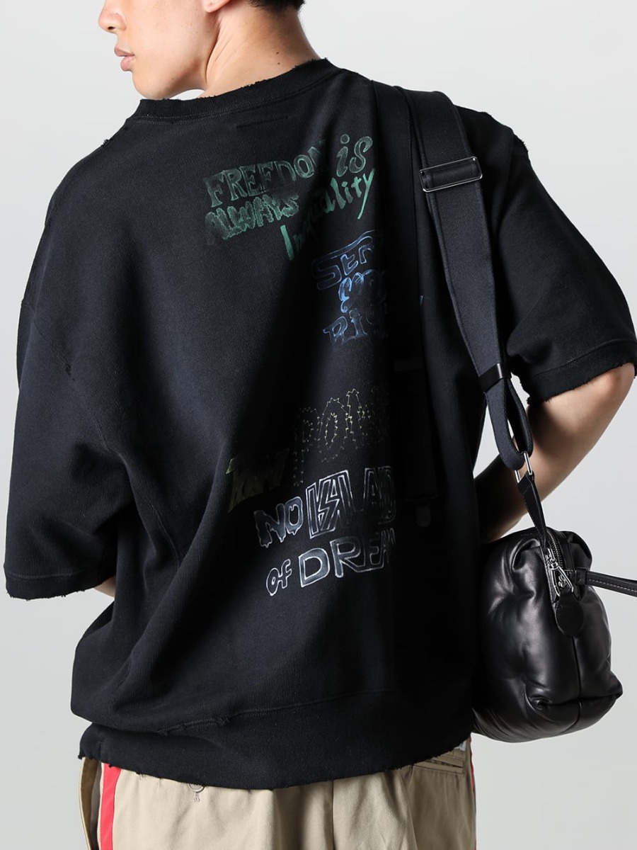 Maison MIHARAYASUHIRO - メゾンミハラヤスヒロ 2023SS 着こなしに変化を加えるサスペンダーデザイン  - A10TS681-Black - サスペンダー Tee - SB1WB0002 - グラムスラム カメラ バッグ 2-002