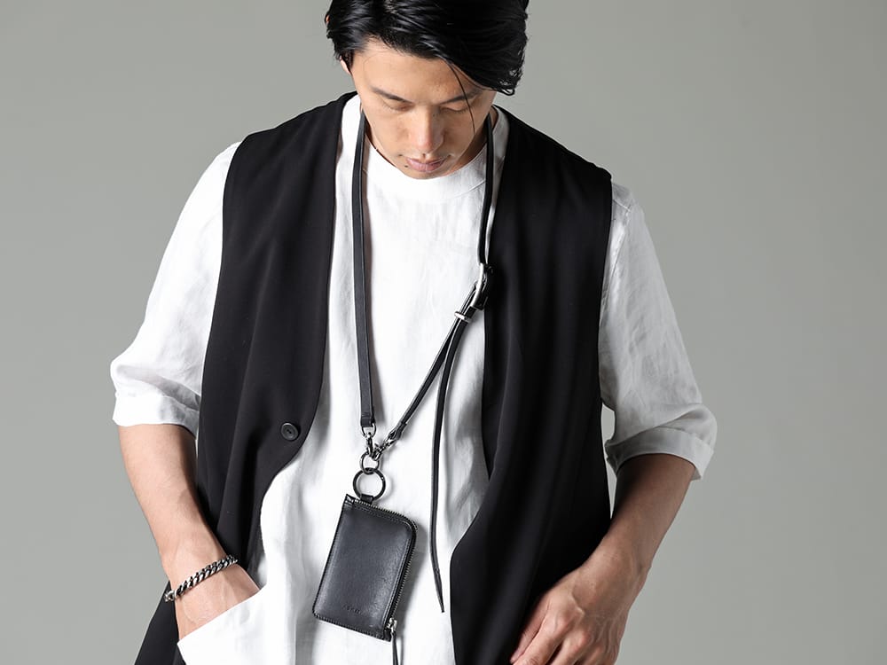 RIPVANWINKLE 2023SS A summer beautiful style made with the texture of the material  - RW-544 - Gurkha Vest - RW-529-Euro White - Solid Shirt-T Euro White - NB2 - トリプルケース 2-002