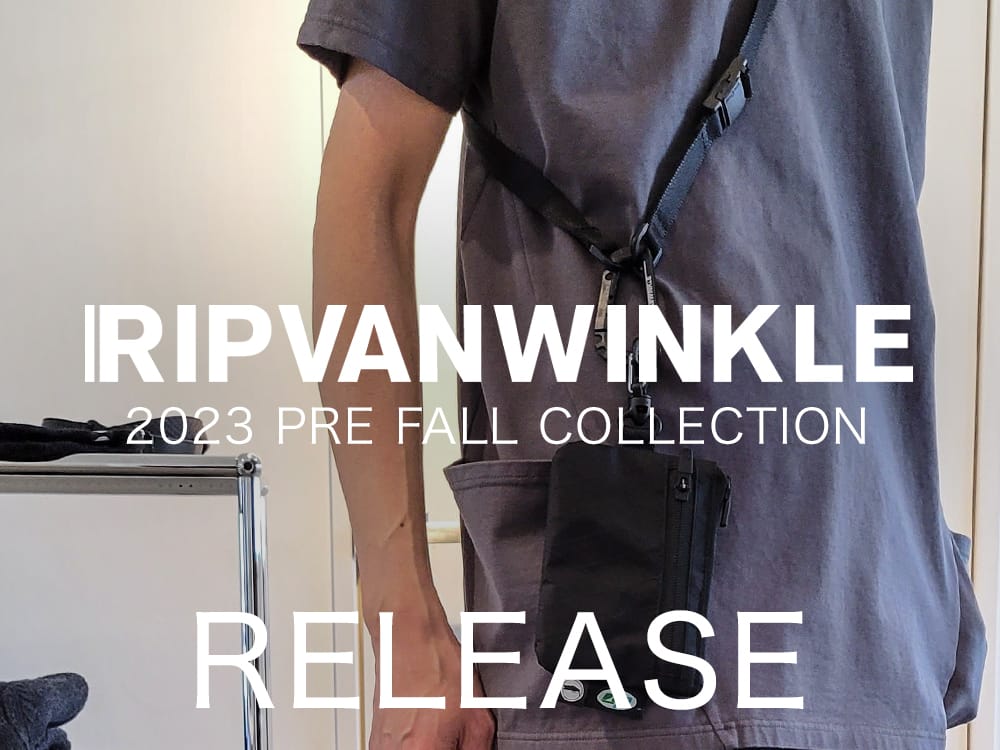 [Arrival information] RIPVANWINKLE 2023AW PRE FALL collection will be available from now on! 1-001