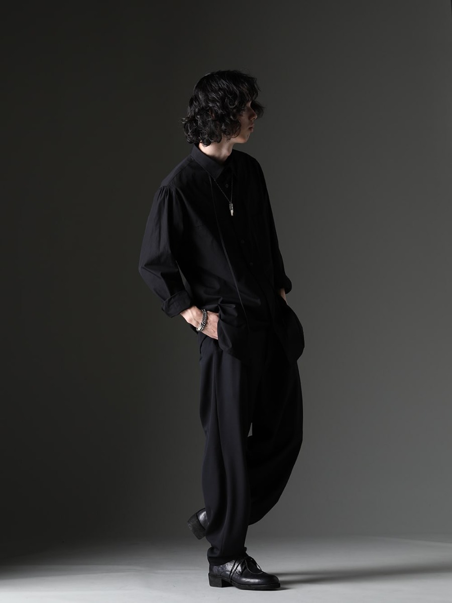 Y's for men 2023-24 AW Black Color Basic Style - FASCINATE BLOG