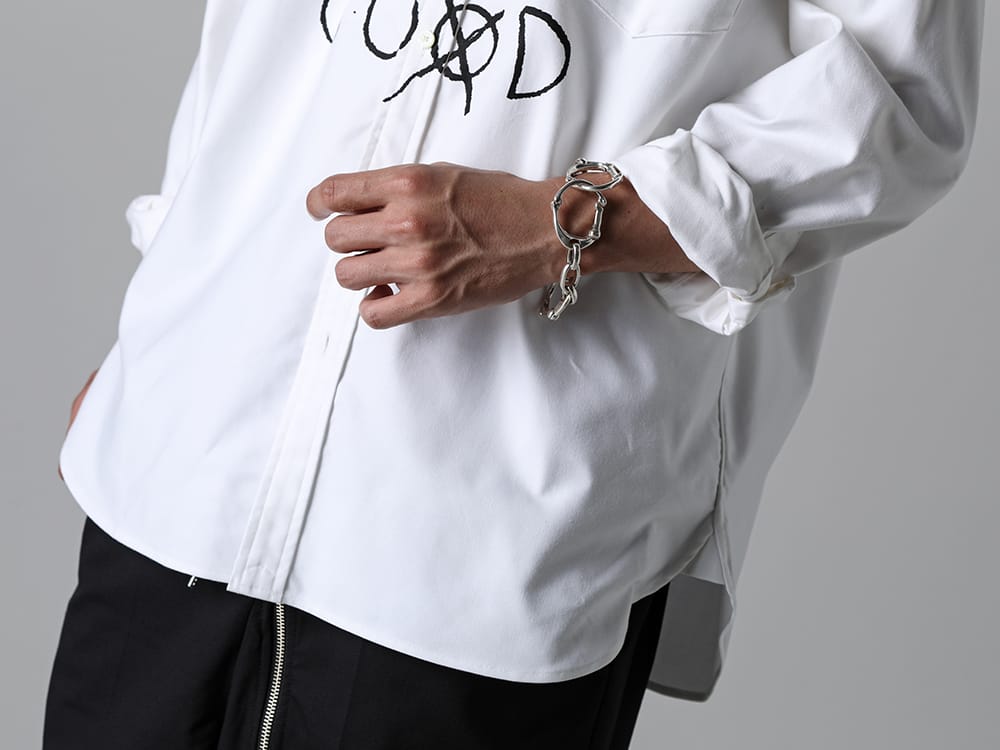 TAKAHIROMIYASHITATheSoloist 2023SS sos.0002-White - Button down Shirt White (media is not go⨂d. type 2) 2-004