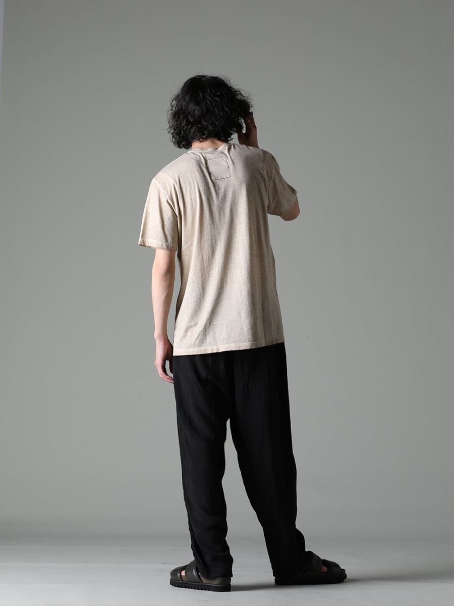 UMA WANG 23SS Enjoy the color of a item with a simple design. - UM1552-Tan JOSEPH TOP Tan - UM3507-Black Pajama Pants - BRK03 Rubber Sole Sandal - Calf Full Grain - BRK03 - BRK03 1-005