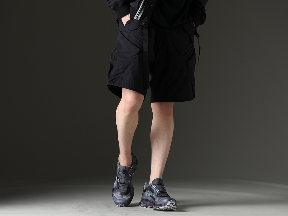 ACRONYM / 11 BY BORIS BIDJAN SABERI - Details of combat uniforms that give a deep sense of the world - SP29-M-Black(Nylon Stretch BDU Short Pant Black) BAMBA5-11XS-Black-Dye(BAMBA5 11XS - Black Dye) - 3-001