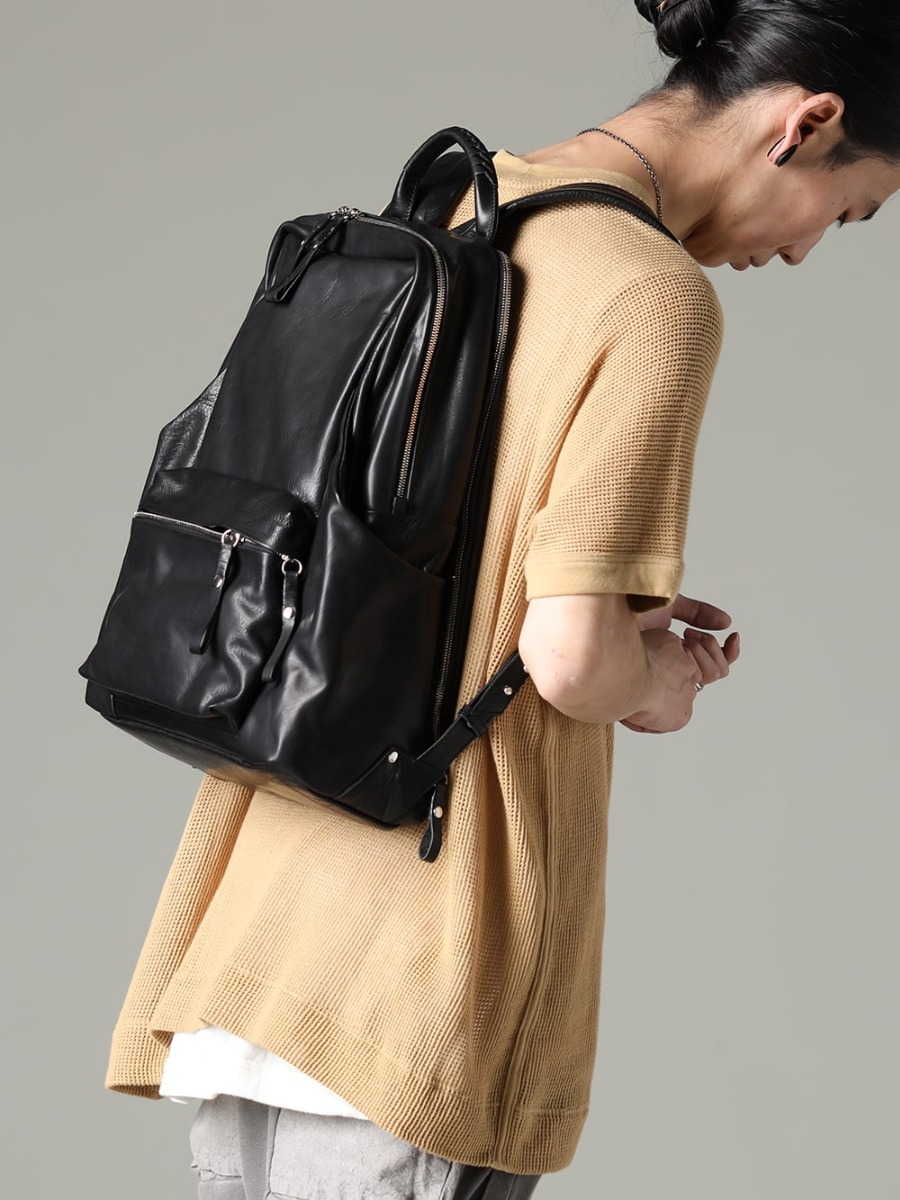 O PROJECT 23SS Make everyday fashion with various items  - co21fwtrp010-Black Tower Ruck Pro Black 2-010