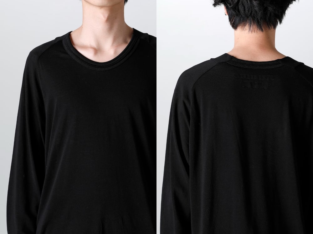 JULIUS - 839CUM4-Black(Long sleeve Cutsewn Black) - 1-004