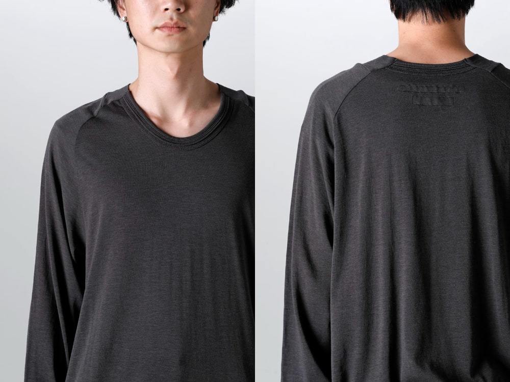 JULIUS - 839CUM4-Dark Gray(Long sleeve Cutsewn Dark Gray) - 1-009