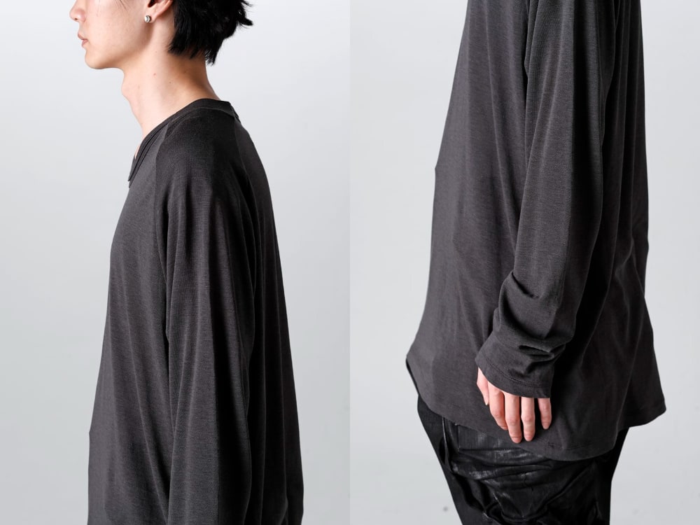 JULIUS - 839CUM4-Dark Gray(Long sleeve Cutsewn Dark Gray) - 1-010