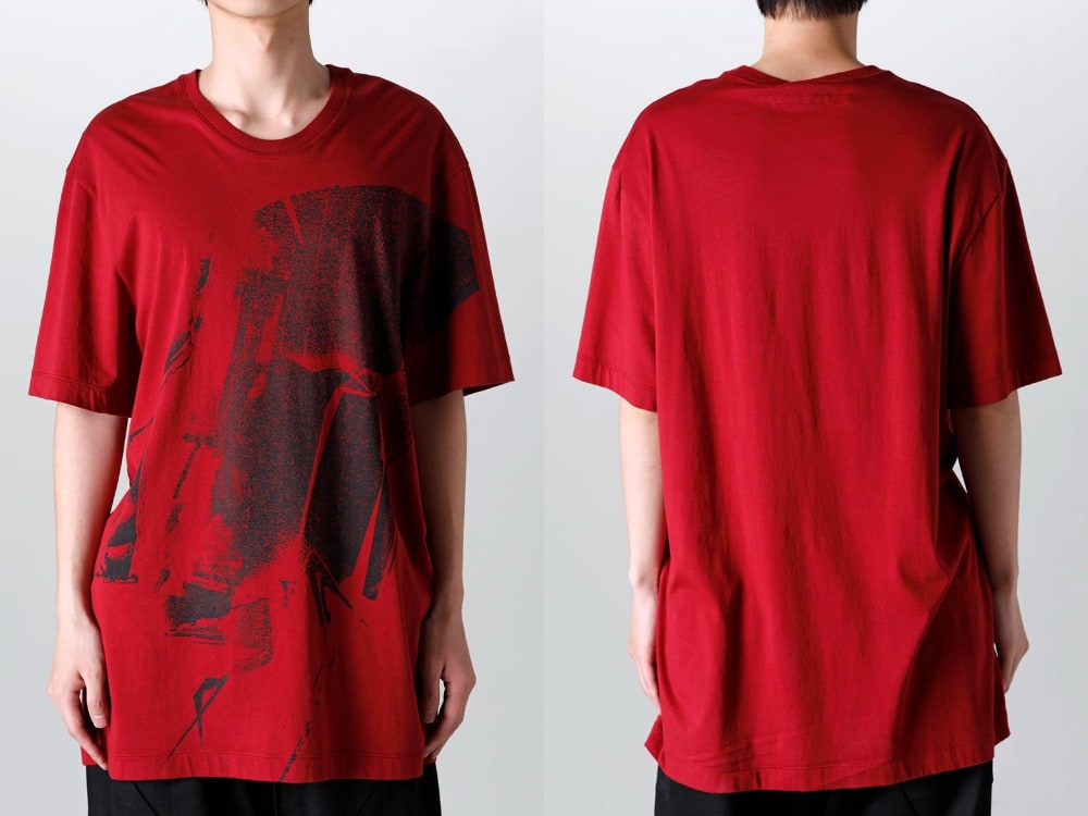 ユリウス - 837CPM3-Red(プリント レギュラー Tシャツ レッド) - 4-011