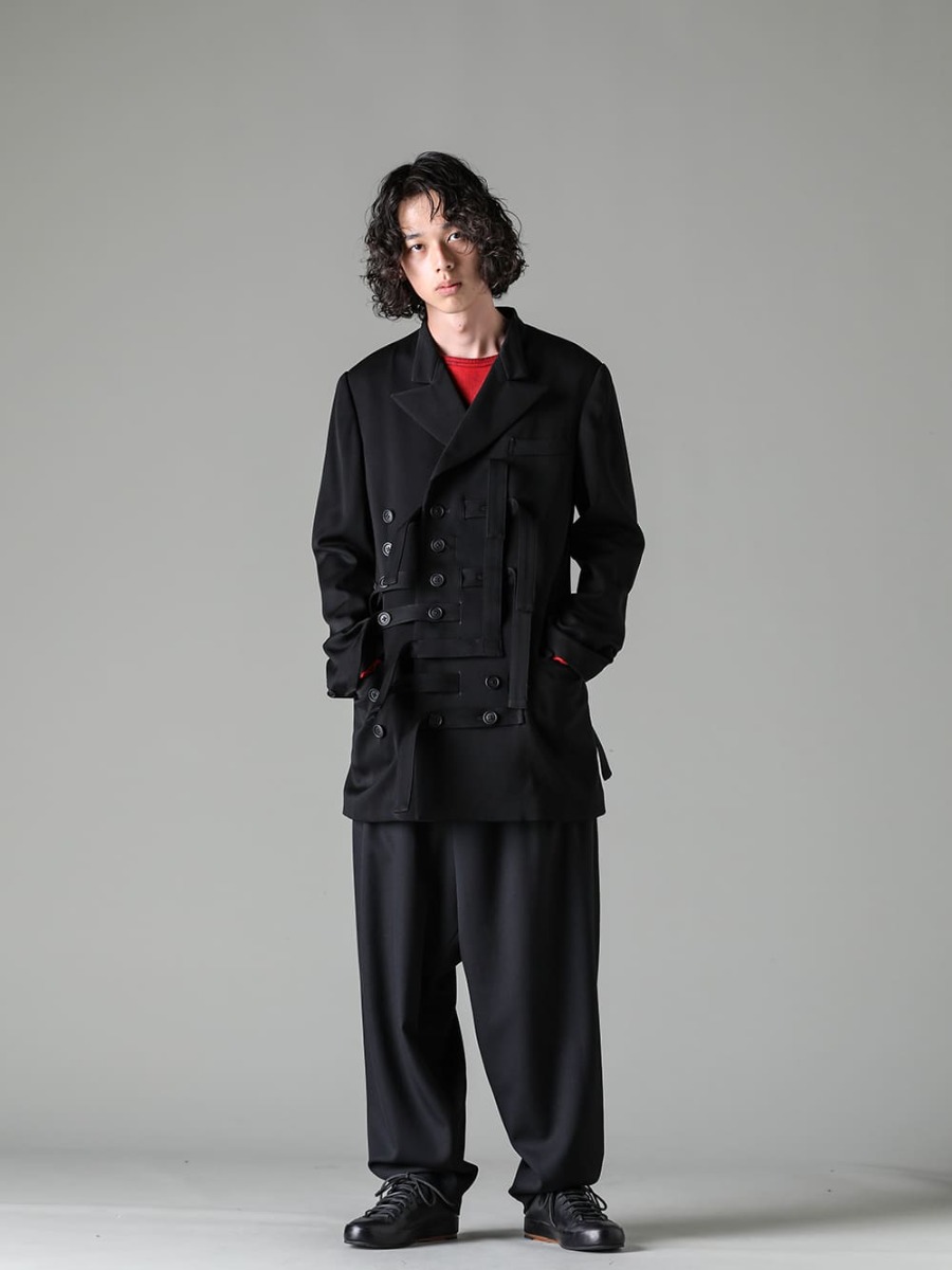 Yohji Yamamoto(ヨウジヤマモト) - 23-24AW(秋冬) コレクション スタイリング #1. 1-001