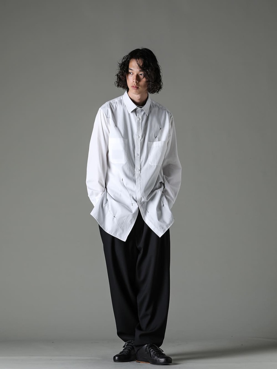 Yohji Yamamoto(ヨウジヤマモト) - 23-24AW(秋冬) コレクション スタイリング #3 3-001