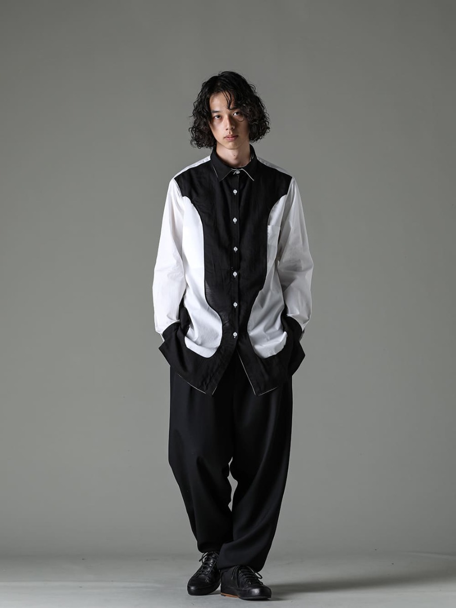 Yohji Yamamoto(ヨウジヤマモト) - 23-24AW(秋冬) コレクション スタイリング #3 3-005