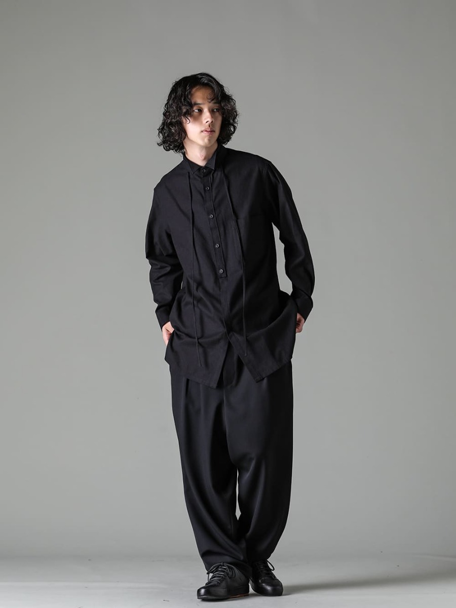 Yohji Yamamoto(ヨウジヤマモト) - 23-24AW(秋冬) コレクション スタイリング #5 5-001