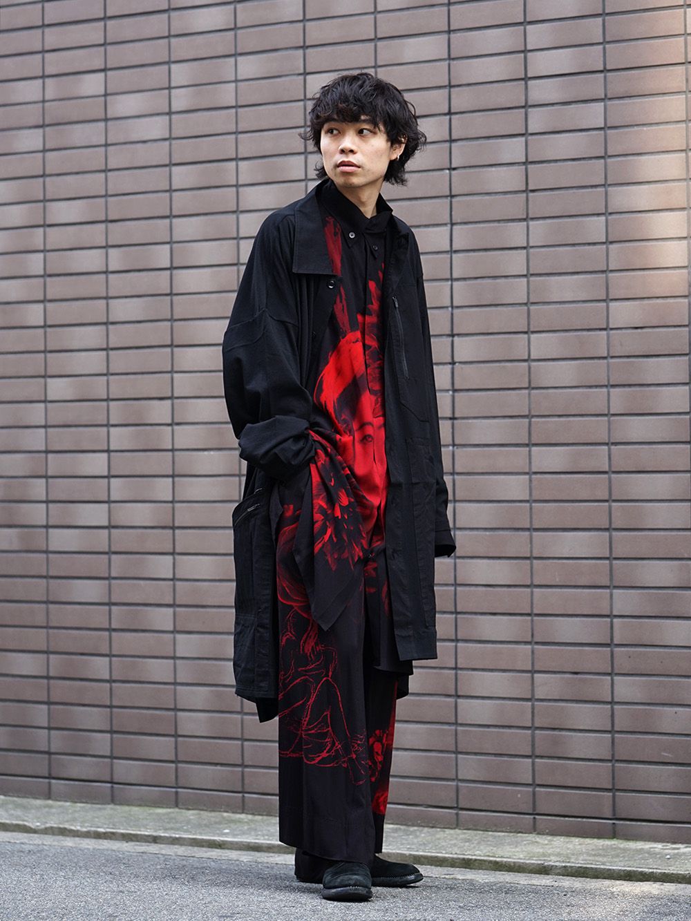 Yohji Yamamoto 19SS Red Print Style - FASCINATE BLOG