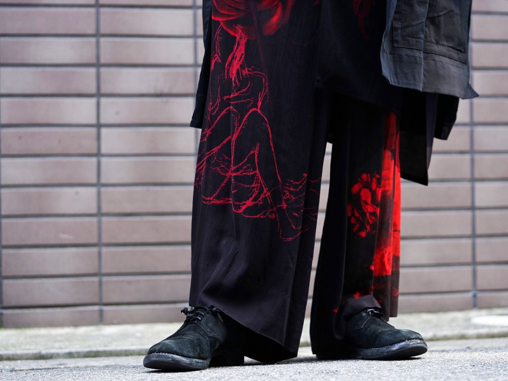 Yohji Yamamoto 19SS Red Print Style - 3-003