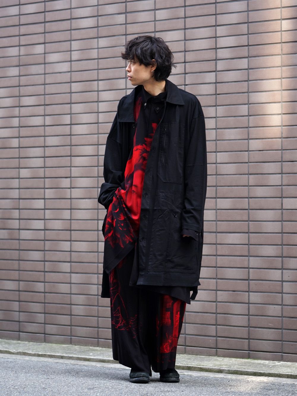 Yohji Yamamoto 19SS Red Print Style - FASCINATE BLOG