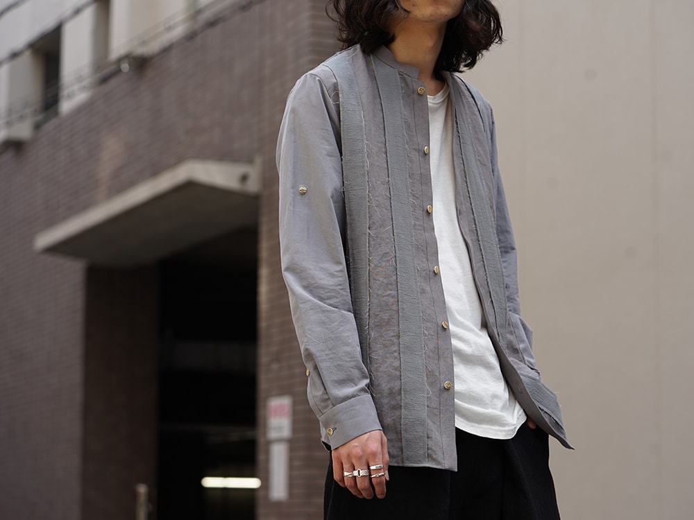 Yohji Yamamoto Damage Knit Design Cardigan Style