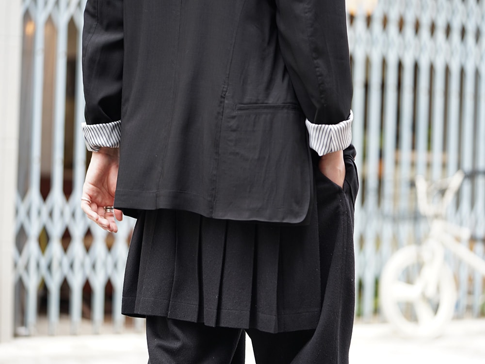 Yohji Yamamoto Discharge Print Jacket and T shirt Style 05