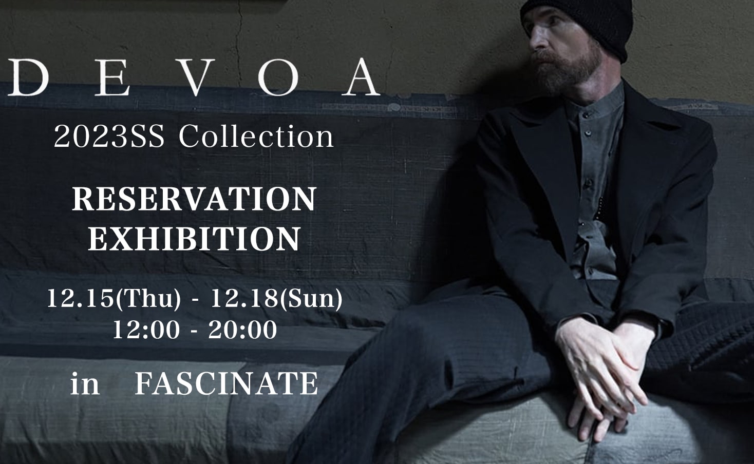 [Event Information] DEVOA 2023SS Collection Pre-order Event in FASCINATE