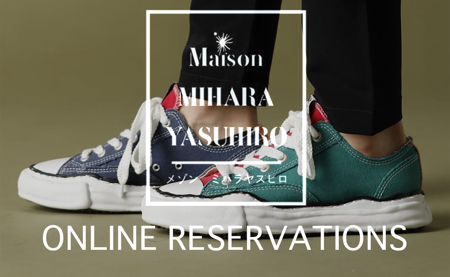 Maison MIHARAYASUHIRO original sole sneakers are now available for
