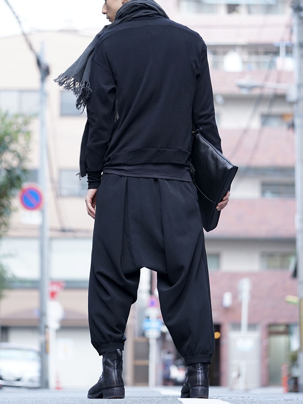 The Viridi-anne MA-1 Blouson X Double Cloth Sarouel 03