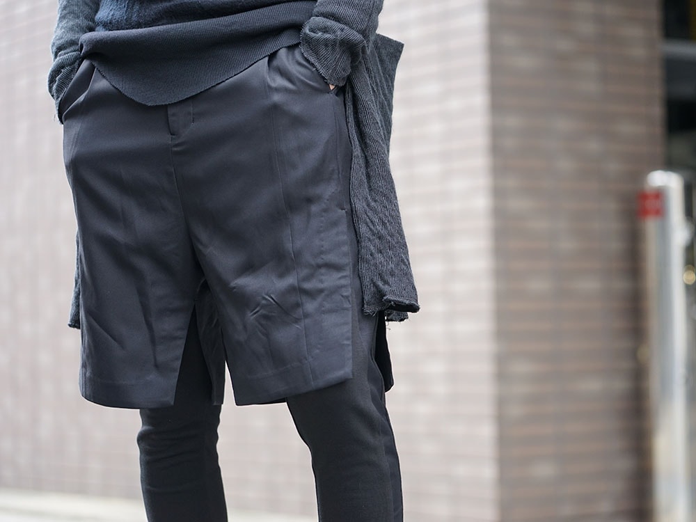 The Viridi-anne Knit Long Cardigan X DEVOA Layered Pants 08