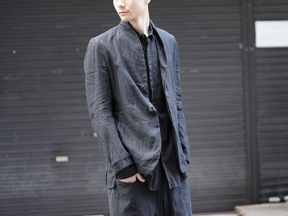 The Viridi-anne Washed Linen Jacket X Cropped Pants 04