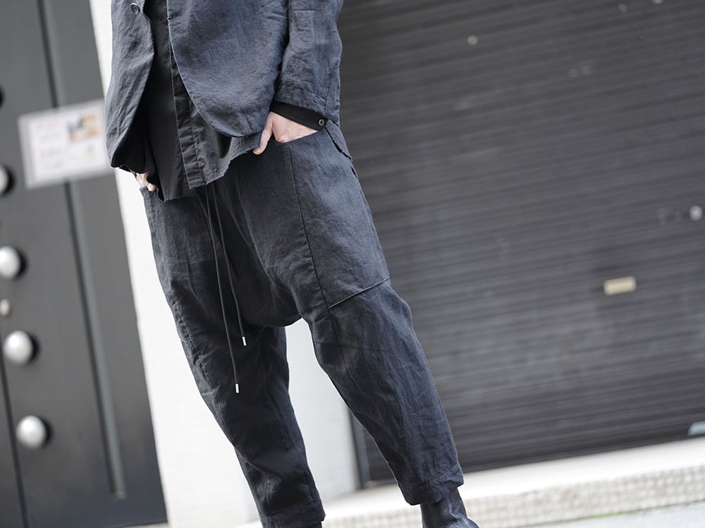 The Viridi-anne Washed Linen Jacket X Cropped Pants 06