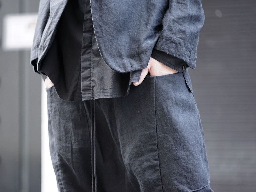 The Viridi-anne Washed Linen Jacket X Cropped Pants 08