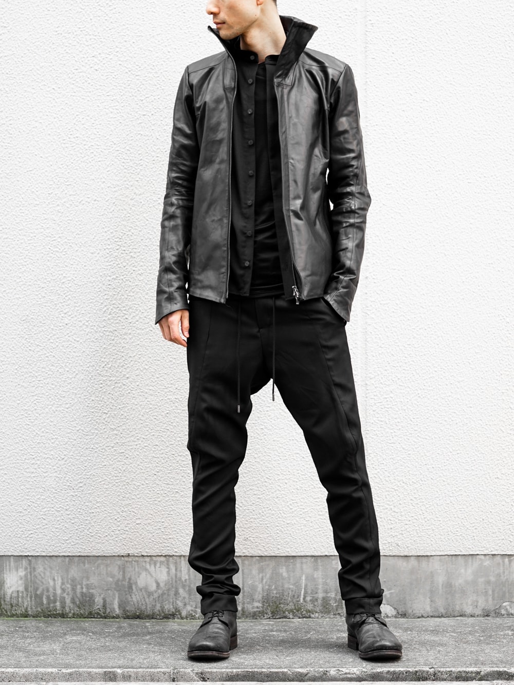 DEVOA 17SS High Neck Jacket GUIDI Calf Leather 06 DEVOA 17SS High Neck Jacket GUIDI Calf Leather 06
