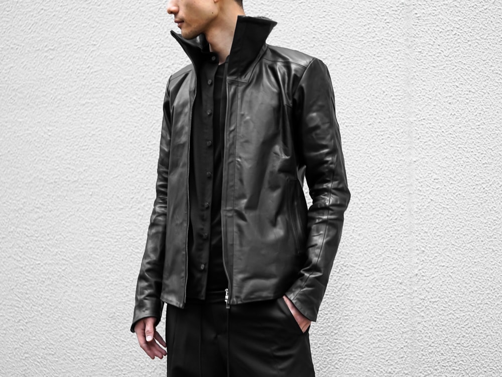 DEVOA 17SS High Neck Jacket GUIDI Calf Leather 07 DEVOA 17SS High Neck Jacket GUIDI Calf Leather 07